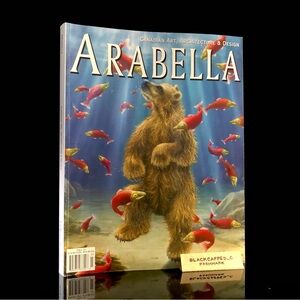 Arabella Magazine Coffee Table Book Home Autumn Colourful Accent Bear Design